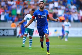 Martín Cauteruccio metió dos tantos en la victoria de Cruz Azul 3-2 en su visita al Zacatepec en la Copa MX. (Cortesía Liga MX)