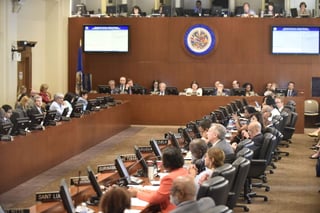 La formación de 'grupo de trabajo' recibió el aval de 20 de los 34 países que son miembros activos de la OEA, lo que muestra una seria preocupación del continente americano sobre Nicaragua. (EFE)