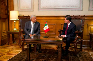 Trabajo. Luego de su victoria, AMLO fue invitado por Peña Nieto para reunirse en Palacio Nacional.