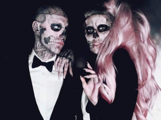 Tristeza. La cantante Lady Gaga expresó su sentir tras el fallecimiento del modelo Zombie Boy. (ESPECIAL)
