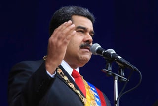 El presidente Maduro hizo estas declaraciones en una alocución que ofreció en cadena obligatoria de radio y televisión unas tres horas después del incidente en el que resultaron heridos siete militares venezolanos. (AP)