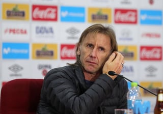 El entrenador de la selección peruana, el argentino Ricardo Gareca. Piden paciencia en renovación de Gareca