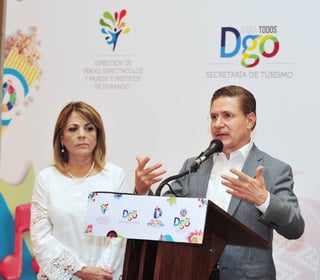 Exitoso. El gobernador José Rosas Aispuro Torres, informó que Fenadu 2018 fue un éxito. (CORTESÍA)