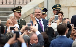 Duque fue investido hoy como presidente de Colombia para el cuatrienio 2018-2022. (EFE)