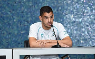 El defensor uruguayo Gerardo Alcoba dijo que el fue 'el jugador afectado con los problemas recientes con el cuerpo técnico'. (JESÚS GALINDO) 