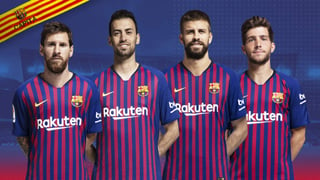 Messi, Busquets, Piqué y Sergi Roberto serán los portadores del brazalete para esta campaña con los culés. (Especial)
