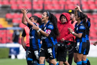 El club Querétaro femenil se impuso en casa 3-1 a Santos Laguna, en el inicio de la jornada 5 del Apertura 2018. (Cortesía)