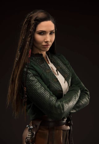 Papel. Jessica Green interpreta a ‘Talon’, personaje que hace frente a cualquier adversidad. (ARCHIVO)
