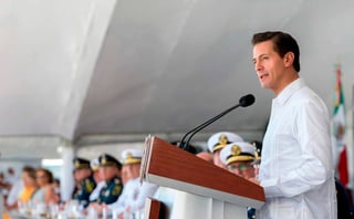 Amistad. El vínculo San Román-Peña Nieto surgió en su gobierno del Estado de México. (EFE)