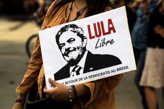 El Partido de los Trabajadores (PT) inscribirá hoy, último día del plazo, a Luiz Inácio Lula da Silva como su candidato a las elecciones de octubre. (ARCHIVO)