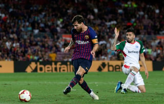Lionel Messi volvió a aparecer para el equipo azulgrana. Messi anota dos en triunfo