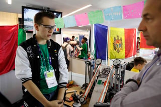 Robótica. Más de mil jóvenes participaron en el Mundial de Robótica que se llevó a cabo en la ciudad de México. (ARCHIVO)