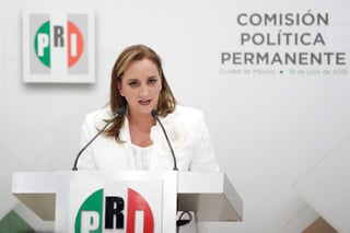 Actualmente Ruiz Massieu es presidenta interina por prelación tras la dimisión de René Juárez Cisneros. (ARCHIVO)