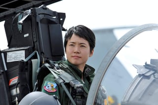Por primera vez en Japón, una mujer califica para ser piloto de combate. (EFE) 
