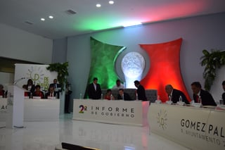 Informe. La alcaldesa Leticia Herrera Ale presentó el segundo informe de actividades. (EL SIGLO DE TORREÓN)