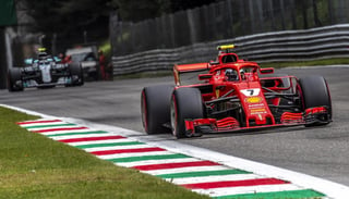 El finlandés Kimi Raikkonen (Ferrari) saldrá desde la 'pole' hoy en el Gran Premio de Italia.