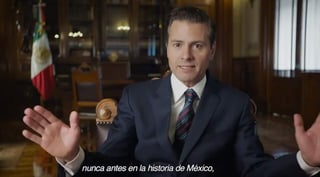 Peña Nieto habló acerca de la Reforma Laboral en su nuevo video por su Sexto Informe. (ESPECIAL) 
