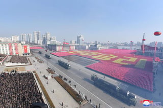 El documento, enviado a organizaciones internacionales y embajadas en Pyongyang este lunes, y al que ha tenido acceso el portal NK News, enumera cinco grandes eventos que se celebrarán el próximo 9 de septiembre, entre los que se cuenta el desfile. (ARCHIVO)