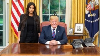 Previo. Kim Kardashian y el presidente de EU, Donald Trump, se reunieron hace tres meses en la Casa Blanca. (ESPECIAL)