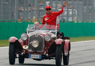 El finlandés Kimi Raikkonen durante el Gran Premio de Italia.