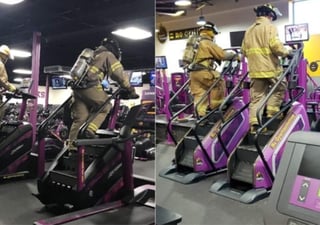 El equipo de protección de los bomberos pesa más de 10 kilos. (INTERNET) 