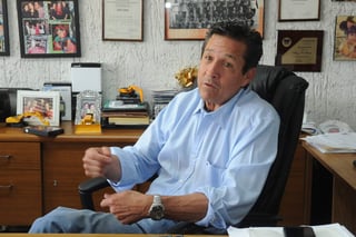 Alberto Allegre del Cueto, presidente de la asociación empresarial Fomento Económico (Fomec) de La Laguna, que agrupa a industriales de Mieleras. (EL SIGLO DE TORREÓN/RAMÓN SOTOMAYOR)