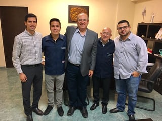 Edgar Manuel Muñoz, Jesús Aguirre Quiñones, Rodolfo Parada, Ricardo Martínez y Nelson Padrón.