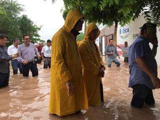Se registraron inundaciones en algunos municipios de Sinaloa. (NOTIMEX) 