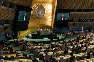 Vigilancia. Las reuniones de la Asamblea General de la ONU arrancan oficialmente el próximo martes. (AP)