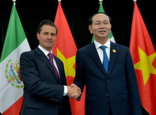 El presidente de México, Enrique Peña Nieto, lamentó la muerte del mandatario de Vietnam, Tran Dai Quang, y envió sus condolencias y solidaridad a esa nación. (ARCHIVO, 2017)