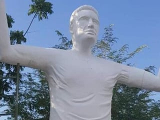 En Colombia decidieron hacer una estatua en honor al 'Tigre', que al final ha generado controversia por su aspecto. (ESPECIAL)