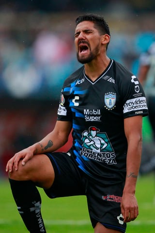 El Villano. Franco Jara se hizo expulsar al minuto 54 en la derrota de Pachuca 1-0 ante Xolos. (Jam Media)