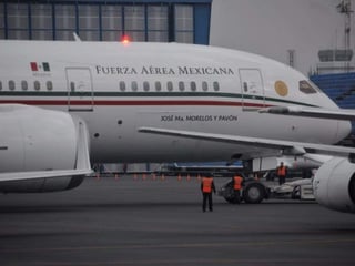 Por esta razón el jefe del Ejecutivo Federal mexicano saldría de Nueva York alrededor de las 00:30 horas del jueves, una vez que el TP-02 llegue. (ESPECIAL)