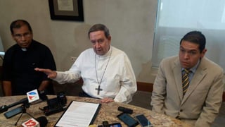 El fallo del proceso eclesiástico lo dio a conocer esta mañana Monseñor Alonso Gerardo Garza Treviño, obispo de la Diócesis de Piedras Negras. (EL SIGLO DE TORREÓN)