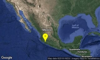 En Twitter, el organismo detalló que el movimiento telúrico en Michoacán se registró a las 18:53 horas, 24 kilómetros al noroeste de Coalcomán, a 82 kilómetros de profundidad. (ARCHIVO)