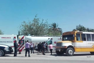 Accidente. Se impactan camiones en ejido de Gómez Palacio. (EL SIGLO DE TORREÓN)
