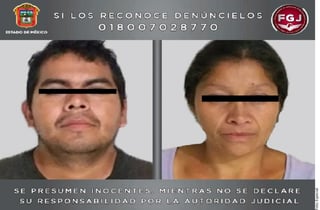 Barbarie. Según la investigación policial, Juan Carlos (Izq.), de 33 años de edad, violaba a las mujeres y después las mataba en presencia de su esposa, Patricia (Der.), de 38, quien enganchaba a las afectadas.