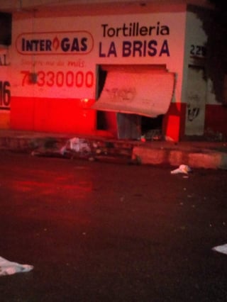 La explosión se registró alrededor de las 2:47 de la madrugada del domingo, en la Tortillería La Brisa. 