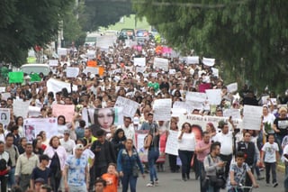 La Organización Nacional de Mujeres Perredistas pidió a las autoridades del Estado de México una investigación para acabar con los feminicidios en la entidad, en especial los ocurridos desde 2015 a la fecha, en que existe la alerta de género. (EL UNIVERSAL)