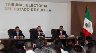 Magistrados del Tribunal Electoral del Estado de Puebla (TEEP) ratificaron el triunfo de la panista Martha Érika Alonso Hidalgo como gobernadora electa. (EL UNIVERSAL)