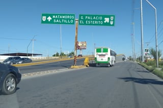Accidente. Ocurrió sobre la carretera a Matamoros, justo a la altura de la colonia Jardines Universidad de Torreón.