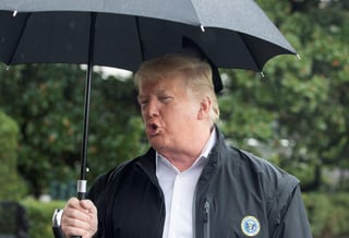 Trump se retractó de su afirmación de que el cambio climático es una farsa, pero dijo que no sabe si es que la causa de este fenómeno es el hombre. (EFE)