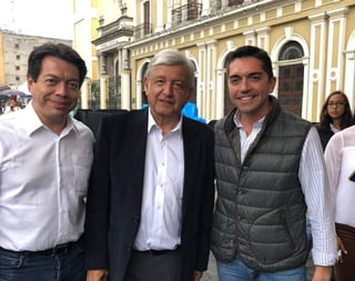 Luis Fernando Salazar dijo que se reunió el lunes con Andrés Manuel López Obrador. (CORTESÍA)