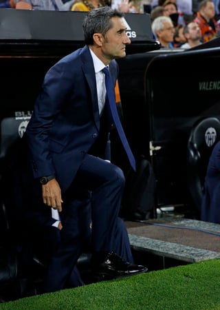 El Barcelona de Ernesto Valverde suma cuatro juegos sin ganar en la Liga Española y está colocado en el segundo lugar.