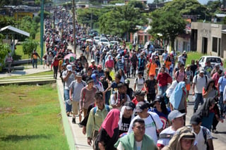 Donald Trump criticó a México por la caravana de migrantes. (EFE) 