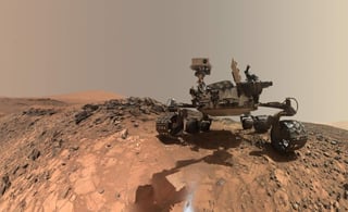 Este año se descubrió que en Marte hay un posible lago de agua salada oculto bajo el hielo del polo sur. (ARCHIVO)