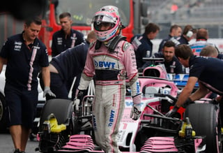 El piloto mexicano Sergio Pérez concluyó en el sitio 12 dentro del Autódromo Hermanos Rodríguez. (AP)