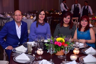 Armando Ávila, Brenda Leal, Claudia Márquez y Martha Echeverría.