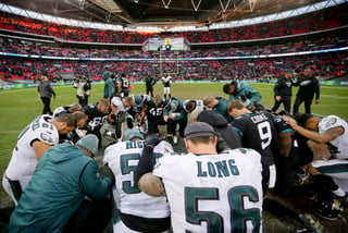 Eagles, actuales campeones de la NFL, jugaron recientemente en Wembley ante Jaguars.