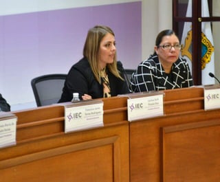 Las consejeras electorales, Larissa Ruth Pineda Díaz, María de los Ángeles López Martínez. (EL SIGLO COAHUILA)
